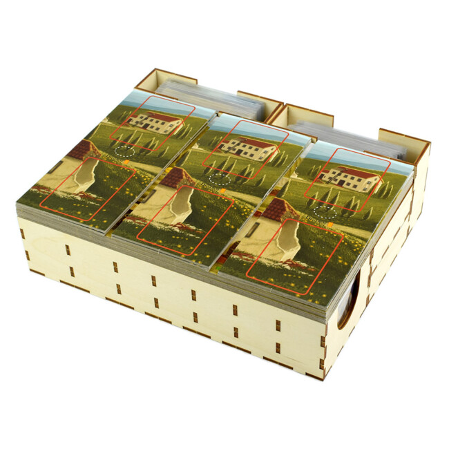 Board Game Insert Organizer Box Viticulture Tuscany Essential Edition - Geek Dice